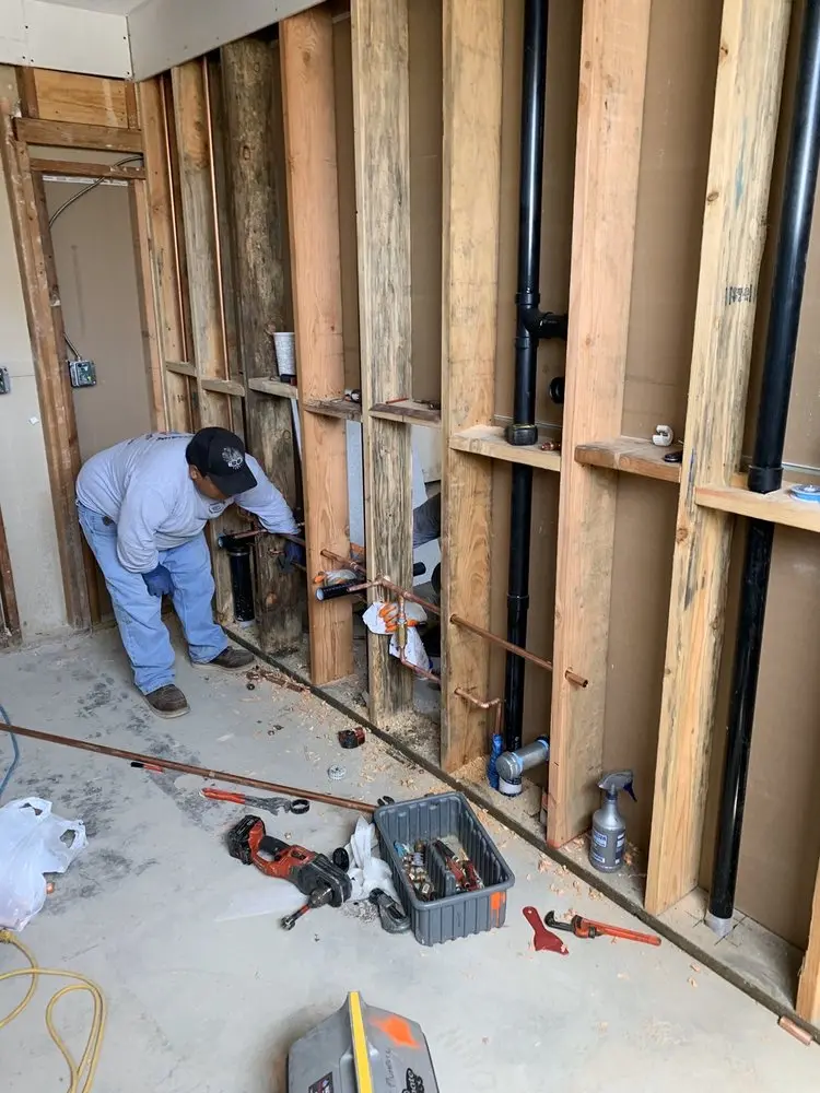 Commercial rough-in plumbing for Gas Line Repair in Stroudsburg